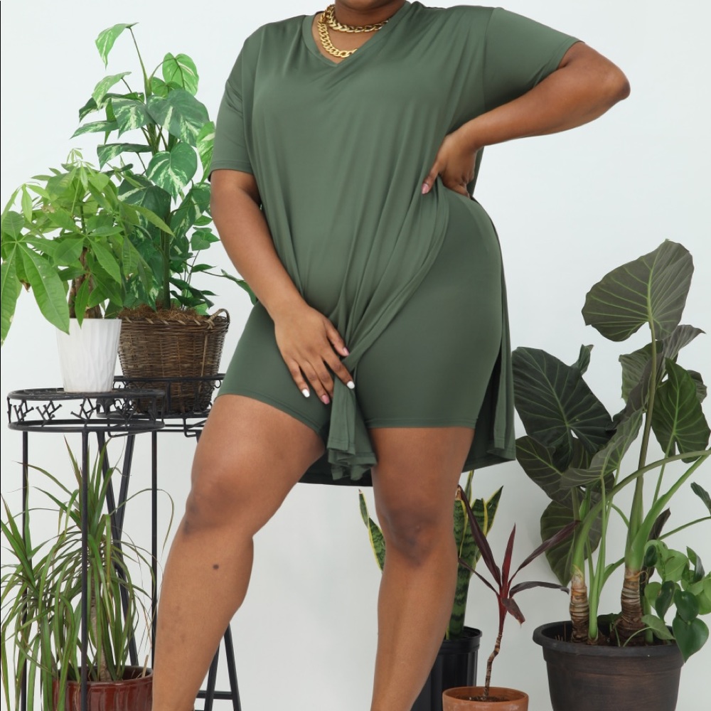 Comfy two piece set in Olive